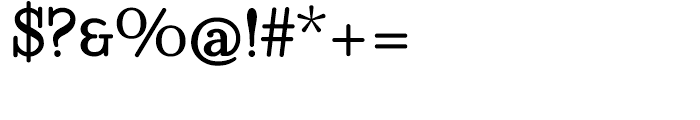 Egyptia Round Regular Font OTHER CHARS