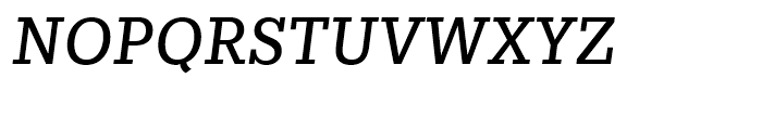 Egyptian Slate Italic Font UPPERCASE