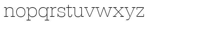Egyptienne Extra Light Font LOWERCASE