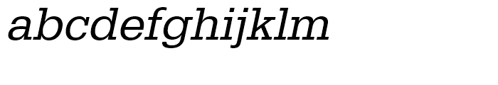Egyptienne Regular Oblique Font LOWERCASE