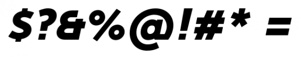 Egon Sans Black Italic Font OTHER CHARS