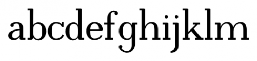 Egyptia Light Font LOWERCASE