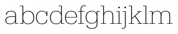 Egyptienne FS Extra Light Font LOWERCASE