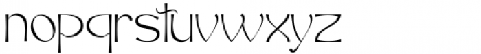 Egalie Regular Font LOWERCASE