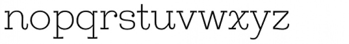 Egalite Thin Font LOWERCASE