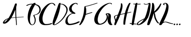 Egatta Italic Font UPPERCASE