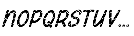 Eggstra Fun Italic Font UPPERCASE