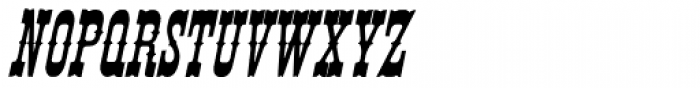 Egiptian Ornamented Italic Font UPPERCASE