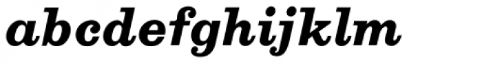 Egizio URW Bold Italic Font LOWERCASE