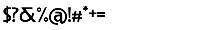 Egko Display Font OTHER CHARS