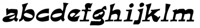 Eglantine Italic Font LOWERCASE