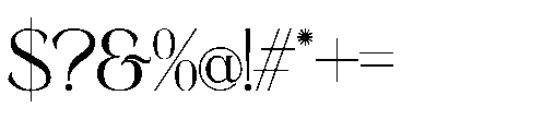 Egluts Font OTHER CHARS