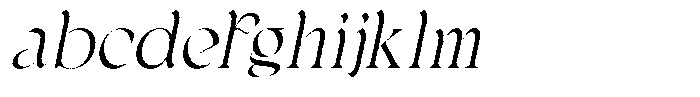 Egmond Rough Italic FONT
