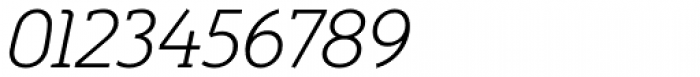 Egon ExtraLight Italic Font OTHER CHARS