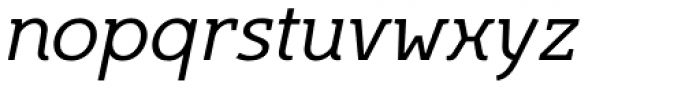 Egon Light Italic Font LOWERCASE