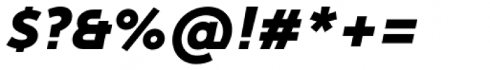 Egon Sans Black Italic Font OTHER CHARS
