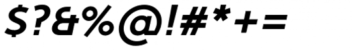 Egon Sans Bold Italic Font OTHER CHARS