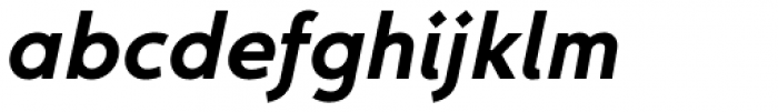 Egon Sans Bold Italic Font LOWERCASE