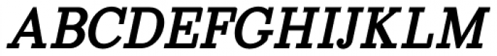 Egyptia Bold Italic Font UPPERCASE