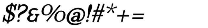 Egyptia Italic Font OTHER CHARS