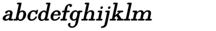 Egyptia Round Italic Font LOWERCASE