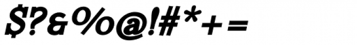Egyptia XBold Italic Font OTHER CHARS