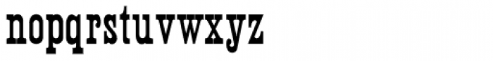 Egyptian Regular Font LOWERCASE