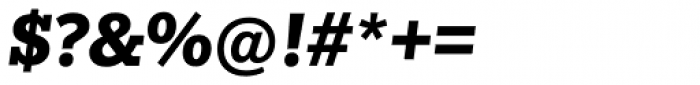 Egyptian Slate Pro Bold Italic Font OTHER CHARS