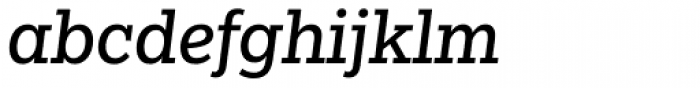 Egyptian Slate Pro Italic Font LOWERCASE