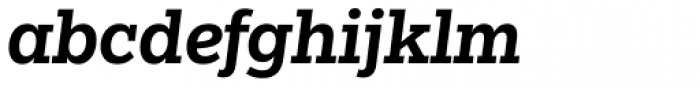 Egyptian Slate Pro Medium Italic Font LOWERCASE