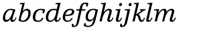 Egyptienne F 56 Italic Font LOWERCASE