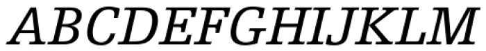 Egyptienne FLT Std Italic Font UPPERCASE