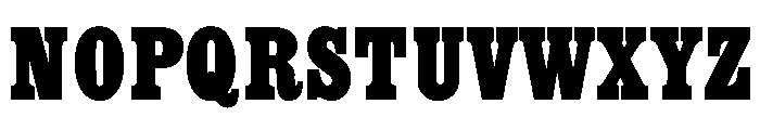 Egyptienne Regular Font UPPERCASE