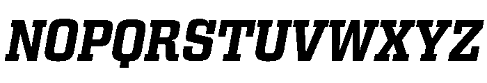 Egitto Bold Italic Font UPPERCASE