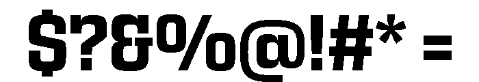 Egitto Bold Font OTHER CHARS