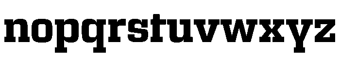 Egitto Bold Font LOWERCASE
