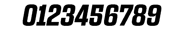 Egitto Condensed Bold Italic Font OTHER CHARS