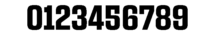 Egitto Condensed Bold Font OTHER CHARS