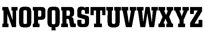 Egitto Condensed Bold Font UPPERCASE