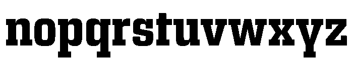 Egitto Condensed Bold Font LOWERCASE