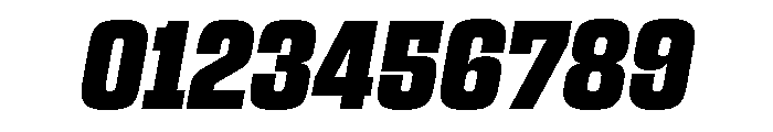 Egitto Condensed Extra Bold Italic Font OTHER CHARS