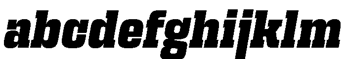 Egitto Condensed Extra Bold Italic FONT