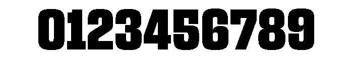 Egitto Condensed Extra Bold Font OTHER CHARS
