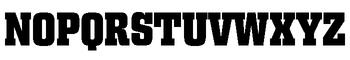 Egitto Condensed Extra Bold Font UPPERCASE