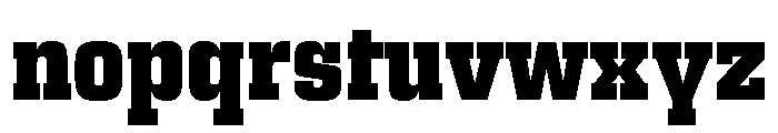Egitto Condensed Extra Bold Font LOWERCASE