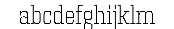 Egitto Condensed Extra Light FONT