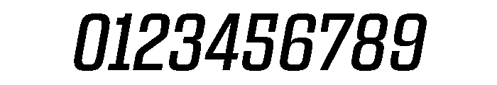Egitto Condensed Medium Italic Font OTHER CHARS