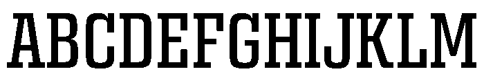 Egitto Condensed Medium Font UPPERCASE