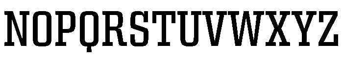Egitto Condensed Medium Font UPPERCASE