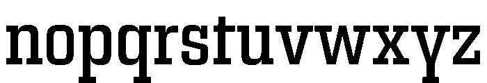 Egitto Condensed Medium Font LOWERCASE